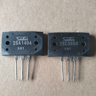 TRANSISTOR TR FINAL SANKEN 58Y 2SA1494 2SC3858 SA1494 SC3858 A1494 C3858 GOOD QUALITY