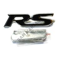 Black RS Grill Logo Emblem