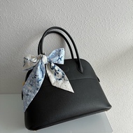 Hermes C刻BOLIDE 25黑色金釦牛皮柏莉包