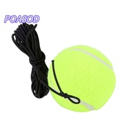 MAYSHOW Rebound Ball, Yellow Tether Ball Tennis Training Ball, Tennis Adjustable Rope Elastic String