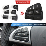 SMS 6Pcs Multi-function Car Steering Wheel Button Set For Mercedes-Benz C-Class W205 GLC-Class W253 