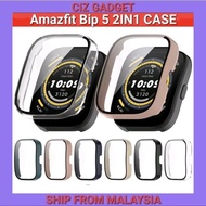 AMAZFIT Bip 5 Tempered Glass Case Amazfit Bip5 / Amazfit Watch Bip 5 Full Protector Casing Amazfit Watch Bip5 Cover