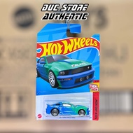 Hkj43 Hot Wheels Falken 07 Ford Mustang - Blue Model Car