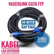 50 METERS VASCOLINK OUTDOOR LAN CABLE CAT6 HIGH SPEED 100/1000 Mbps