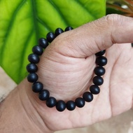 8mm Black Ball Round Moringa Galih Bracelet