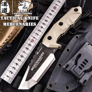 HX OUTDOORS Mercenaries Tactical Knife 23CM Hunting Knife Straight Knife มีดเดินป่า มีดพกเดินป่า มีด