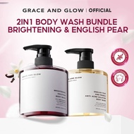 Grace and Glow Brightening Solution Body Wash + English Pear and Freesia Anti Acne Solution Body Was