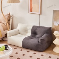 Lazy Sofa Color Block Bean Bag Sofa Single Or Double Person Floor Sofa Lazy Sofa Bean Bag