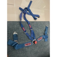 simpson racing seat belt 4 point original