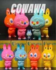 PINK YELLOW BLUE ORANGE LUMINOUS COWAWA the monsters LABUBU ZIMOMO HOW2WORK KASHING LUNG 展會 限定 POPMA
