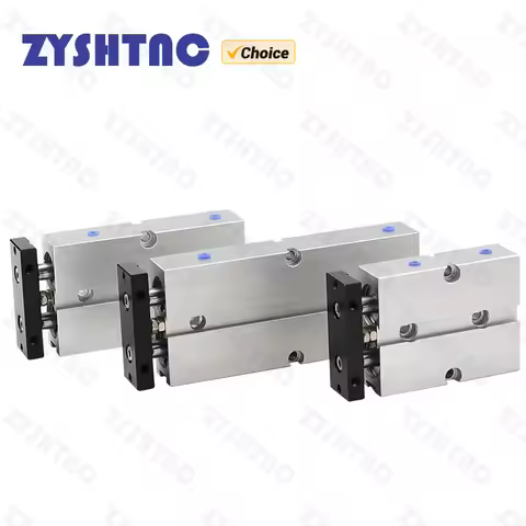 Aluminum Alloy TN Type Pneumatic Cylinder 10mm 16mm 20mm 25 mm Bore 10/15/20/25/30/35/40/45/50/60/70