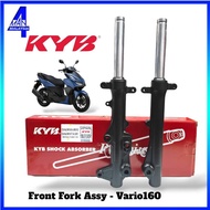 ORIGINAL KYB VARIO160 VARIO 160 FRONT FORK SET FRONT FORK SET ORI KAYABA VARIO160 BLACK DA3016/3017