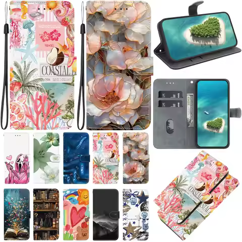 Stand Flip Wallet Case For Nokia 1.3 2.2 2.3 2.4 3.2 3.4 4.2 5.3 5.4 6.2 7.2 X10 X20 X30 XR20 XR21 L