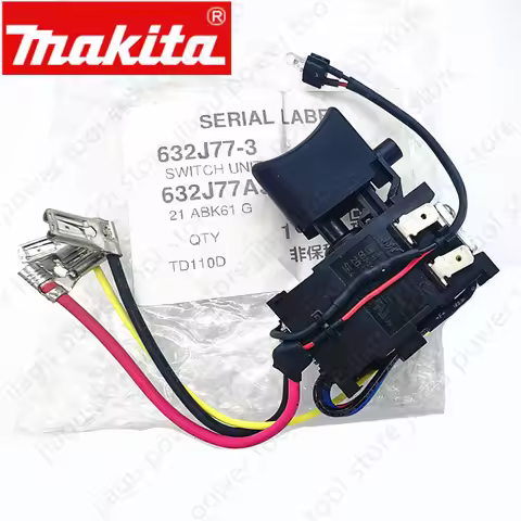 Genuine Switch For Makita DF331D HP331D DF031D TD110D DTD110 DF331 DF333 632F43-6 632F436 632J77-3