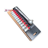 MATA Socket Wrench Set 12 Pcs 3/8" DR 6 Point Socket Wrench Set 12 Pcs