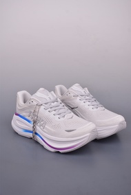 HOKA ONE ONE Bondi 9 WIDE Bondi รุ่นที่ 9 รองเท้าวิ่งลำลองแบบพื้นต่ำ สวมใส่สบาย ไม่ลื่น ทนทาน มีแถบส
