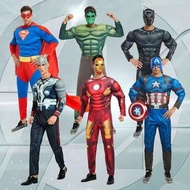 Halloween Avengers Adult Muscle Iron Man Captain America Superman Batman Hulk costume