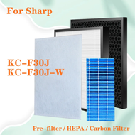 HEPA and Deodorizing Carbon Filter Humidifier Filter Replacement for Sharp air purifier KC-F30J KC-F30J-W