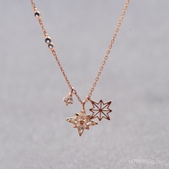 Template Snowflake Necklace Crystal 1 Element 1 Original Clavicle Chain: Swarovski Manufacturer Gene