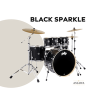 กลองชุด DW PDP Mainstage Series 5-piece Complete Set อุปกรณ์ Hardware ครบชุด พร้อมชุดฉาบ Paiste & หม