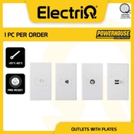 Electriq | Powerhouse Electric 1 Gang Outlets With Plates