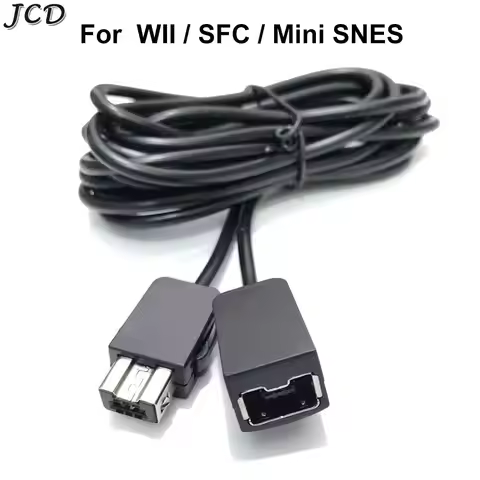 1.8m 3m Extension Cable Game Extender Cord For 2017 SNES Classic Mini Controller for SFC Wii Control