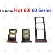 Sim card tray holder for Infinix Hot 60i 4G 60 Pro Plus 5G Pro+ X6728 X6730 X6728B X6726 X6885 X6886