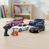 1/64 Mini 2.4G RC Drift Car 4WD High-Speed Remote Control Desktop Racing Model Toy Gift  Kereta RC M