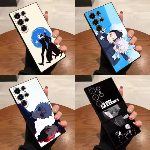 J-Jujutsu Gojo Geto Kaisen Phone Case For Samsung S25,S24,S21,S22,S23,S30,Ultra,S20,Plus,Fe,Lite,5G 