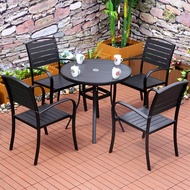 Outdoor garden chair set, Combination Outdoor Balcony Table and Chair Leisure Courtyard Table and Ch