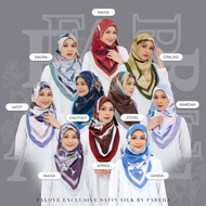 SALE New Arrival Tudung Fareha Fa Love Exclusive Satin Silk by Fareha