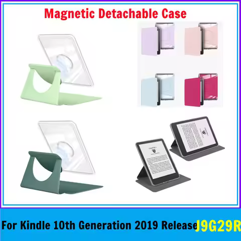 Magnetic Detachable Case For Kindle 10th Generation Case 6 Inch Ebook 2019 J9G29R Ebook PU Leather S