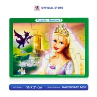 Puzzle Edukasi Anak / Puzzle Kayu / Puzzle Anak Seri Princess Jasmine / Barbie 1 / Barbie 2 / Tinker
