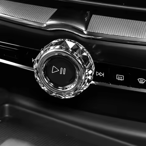 for Volvo S90 S60 XC90 XC60 V90 V60 xc40 c40 EX40 EC40 Crystal Volume Adjustment Button Decorative K