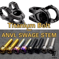 Titanium Bolt for ANVL SWAGE Stem | MTB Enduro DH Trail Stem | Titanium Screw Grade 5 Singapore