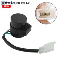 TIMEKEY 12V 3Pin Round Motorcycle LED Flasher Relay Blinker Light Turn Signal Flasher Relay for Gy6 