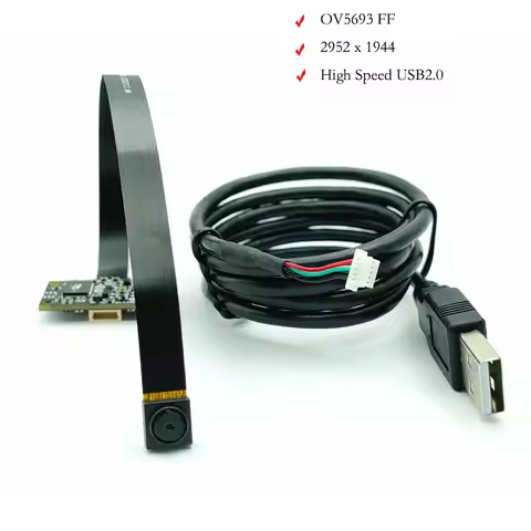 OV5693 2592x1944 5MP HD High Speed USB2.0 Camera Module AF/FF 75° 30FPS MJPEG, YUY2 For Intelligent 