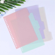 OCEANMAPDZ Binder Index Page Stationery 4Pcs/set Bookmark B5 A5 A4 Scrapbook Diary Notebook Separato