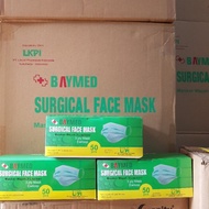 masker baymed surgical earloop 3 ply isi 50 pcs