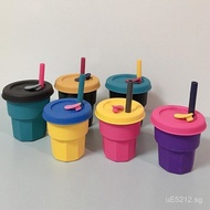 Women's Coffee Cup Straw Cup High-Value Travel Cup Water Cup Internet Celebrity Silicone Genuine ins
