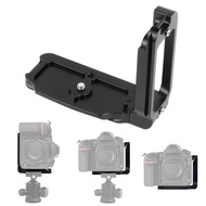 XT-XINTE Aluminum Alloy Professional Fast Loading L Bracket Mount Quick Release Plate for Nikon D850 Camera Photography Spare Parts