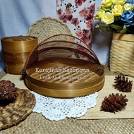 (B117) Flat round serving lid 25cm/Hampers/Gift/Parcel Container/food storage/fruit container/vegeta
