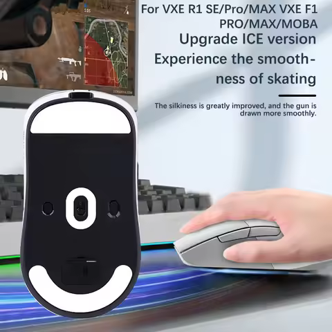 Hot Sale Mouse Foot Sticker For VXE R1 SE/Pro/MAX/for VXE Pro/MAX Gaming Mouse Non-Slip Pad E-Sport 