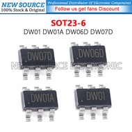 [5-20pcs] DW01 DW01A DW06D DW07D SOT23-6 SMD Battery Power Management Chip New Source