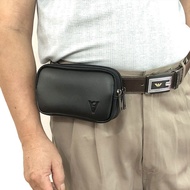 Mobile Phone Bag Men's Farmer's Waist Bag Construction Site Work Horizontal Style Wear Belt Phone Case Tie-up Belt Elderly Phone Bag