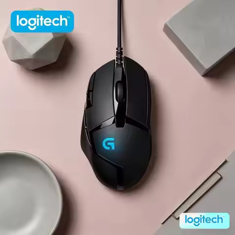 High-Speed Logitech G402 Mouse Fusion Engine Tech 8 Buttons 4 DPI Levels Anti-Slip for High-Stakes G