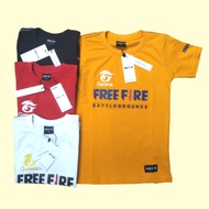 [2y - 12y] FREE FIRE COTTON T-SHIRT BUDAK💥T-SHIRT KANAK MURAH MURAH🌈