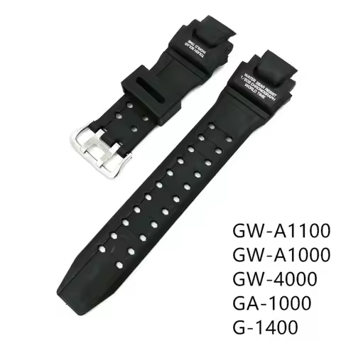 Sports Silicone Strap Men Women Pin Buckle Silicone Watch WristBand for C-asio G shock GA100 GD100 G