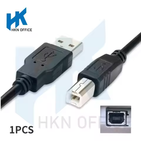 USB High Speed 2.0 A To B Male Cable for Canon Brother Samsung Hp Epson Printer Cord 1m 1.5m