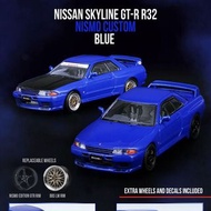 Tiny代理 inno 1/64 Nissan GT-R r32 藍